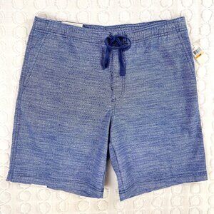 IZOD Shorts Men's 33W Saltwater Relaxed Classics Estate Blue Pull On Drawstring
